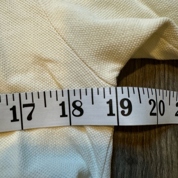 VTG 70s-80s Lacoste Grand Patron Men's White Polo Shirt with Blue and Green Trim - Picture 6 of 9